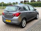Opel Corsa 1.0 Turbo Edition 5Drs Bj 2015 Airco Navi Pdc v+a, Voorwielaandrijving, Stof, Gebruikt, Euro 6