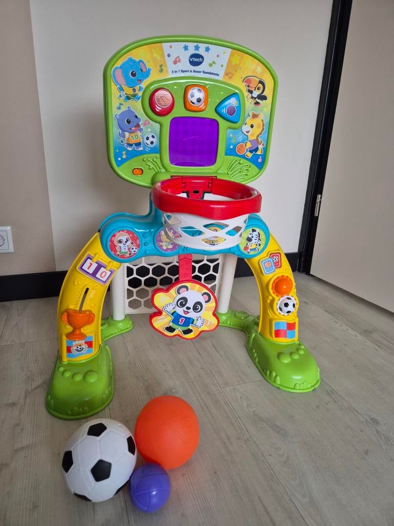 VTech 3-in-1 Sport & Scoor Speelplaats - Zo goed als nieuw!, Ophalen, Zo goed als nieuw, Overige typen, Met licht