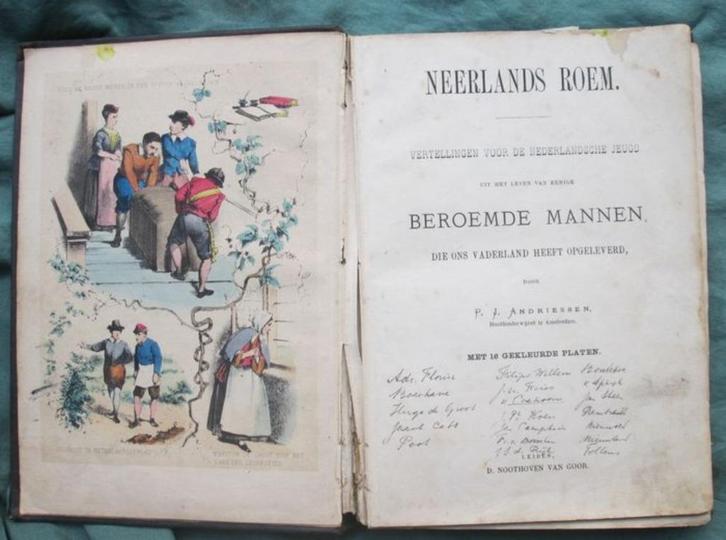 Neerlands Roem Beroemde Mannen van Vaderland, Boeken, Geschiedenis | Vaderland, Gelezen, 19e eeuw, Ophalen of Verzenden