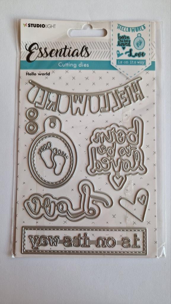 Studio Light Essentials Snijmallen - Hello World, Ophalen of Verzenden, Nieuw, Frame of Mal, Overige merken