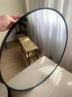 Ronde zwarte spiegel, Ophalen, Gebruikt, Rond, 75 tot 100 cm