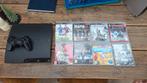 Playstation 3 met controller en 8 games. Werkend en compleet, Spelcomputers en Games, Games | Sony PlayStation 3, Ophalen, Gebruikt
