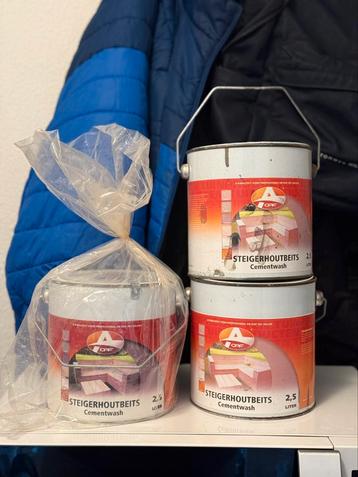 Steigerhout beits cementwash beschikbaar voor biedingen