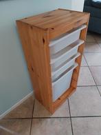 Ikea Trofastkast 4 witte bakken, Ophalen, Gebruikt, Minder dan 50 cm, 90 tot 105 cm