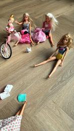 Barbieset incl barbieauto, Kinderen en Baby's, Speelgoed | Poppen, Ophalen of Verzenden, Zo goed als nieuw, Barbie