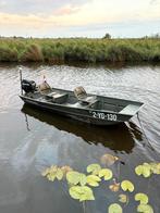 Alumacraft 15 pk aluminium boot, Watersport en Boten, Ophalen, 10 tot 30 pk, Aluminium, Zo goed als nieuw