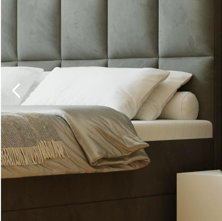 Boxspring 200x220 - Zo Goed Als Nieuw!, Huis en Inrichting, Slaapkamer | Bedden, Zo goed als nieuw, Tweepersoons, Overige maten