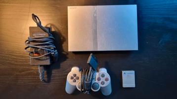 Compleet Playstation PS 2 incl 7 Games + Controller + Memory