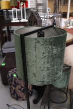 Vloerlamp + tafellamp Santos metaal velvet donkergroen, Huis en Inrichting, Ophalen, Zo goed als nieuw, Metaal, 100 tot 150 cm