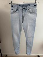 Purewhite skinny jog jeans jone high rise blue maat W27 L32, Ophalen of Verzenden, Zo goed als nieuw, Blauw, W32 (confectie 46) of kleiner
