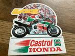 Honda Castrol Sticker V4 - Zeldzaam!, Motoren, Ophalen of Verzenden
