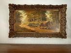 Schilderij met paard en wagen, Ophalen
