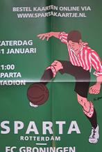 Sparta - FC Groningen 2025/2026, Ophalen of Verzenden, Nieuw, Overige binnenlandse clubs, Poster, Plaatje of Sticker