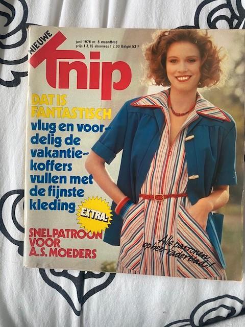 knip maandblad voor zelfmaakmode 1976 juni, Hobby en Vrije tijd, Kledingpatronen, Zo goed als nieuw, Vrouw, Knipmode, Ophalen of Verzenden