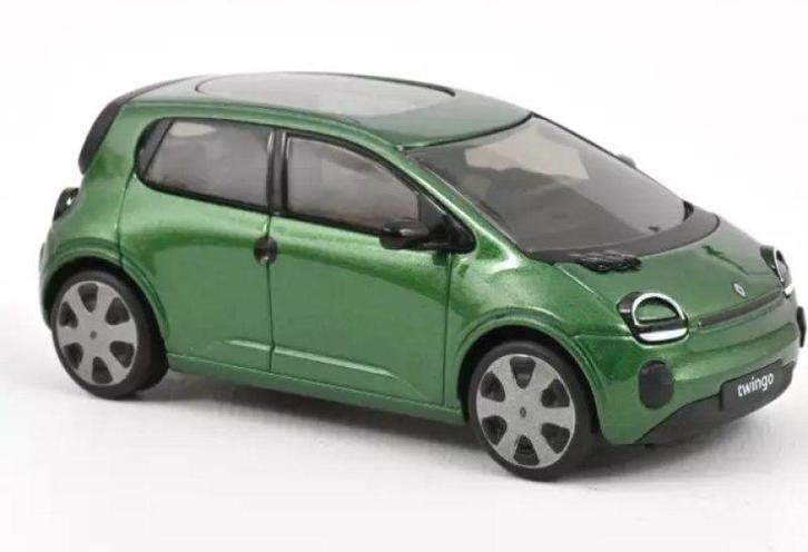 Renault Concept Twingo E-Tech 2024 Groen Model 1/43 Norev, Hobby en Vrije tijd, Modelauto's | 1:43, Nieuw, Auto, Norev, Ophalen of Verzenden