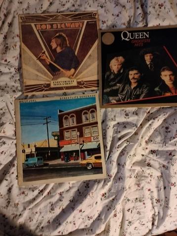 Vintage Vinyl Albums: Rod Stewart, Queen, Billy Joel beschikbaar voor biedingen