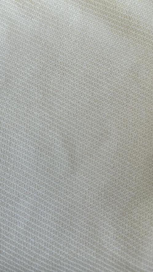 Diagonaal unie french terry off white, Hobby en Vrije tijd, Stoffen en Lappen, Zo goed als nieuw, Katoen, 120 cm of meer, 30 tot 200 cm