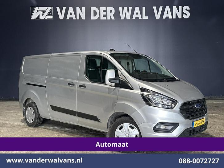 Ford Transit Custom 2.0 TDCI 130pk Automaat L2H1 Euro6 Airco, Auto's, Bestelauto's, Bedrijf, Te koop, ABS, Airconditioning, Alarm