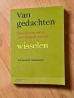 Richard de Brabander Van gedachten wisselen HBO SOCIAAL WERK, Ophalen of Verzenden, Zo goed als nieuw, Richard de Brabander