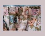 Mooi nieuw moygashel rozen vintage bloemen gordijn hoogte: 2, Huis en Inrichting, Stoffering | Gordijnen en Lamellen, 200 cm of meer
