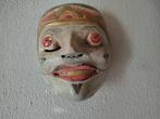 dans en  vintage theater masker uit Java hand gesneden, Antiek en Kunst, Ophalen