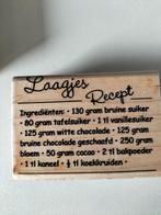 Different colors Houten Stempel - Laagjes Recept, Ophalen, Gebruikt, Houten stempel