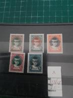 Kinderzegels Luxemburg 213-217, Postzegels en Munten, Postzegels | Nederland, Ophalen of Verzenden, Na 1940