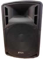 PA speakerbox 15" met ingebouwde versterkermodule 800 Watt, Gebruikt, 120 watt of meer, Front, Rear of Stereo speakers, Ophalen