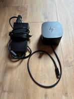 HP thunderbolt dock G2 met adapter, Computers en Software, Dockingstations, Ophalen, Zo goed als nieuw