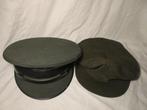 2x pet leger ?, Verzamelen, Militaria | Algemeen, Verzenden, Landmacht, Nederland, Helm of Baret