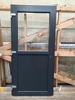 Kunststof buitendeur 98 x 204 1/2 glas antraciet RAL 7016