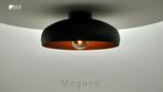 EGLO MOGANO PLAFONDLAMP E27 (40 cm / Zwart/Koper) Incl. Lamp, Huis en Inrichting, Lampen | Plafondlampen, Ophalen of Verzenden