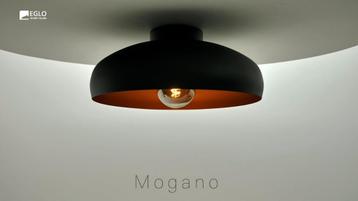 EGLO MOGANO PLAFONDLAMP E27 (40 cm / Zwart/Koper) Incl. Lamp beschikbaar voor biedingen