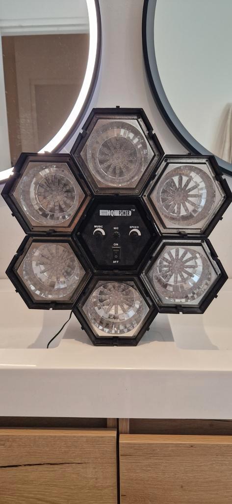 Disco Lamp HQ Power - Snelheid Instelbaar, Muziek en Instrumenten, Licht en Laser, Gebruikt, Licht, Geluidgestuurd, Kleur, Stroboscoopeffect