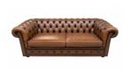 Vintage Chesterfield Bank, Huis en Inrichting, Banken | Bankstellen, Ophalen, Gebruikt, 150 tot 200 cm, Chesterfield