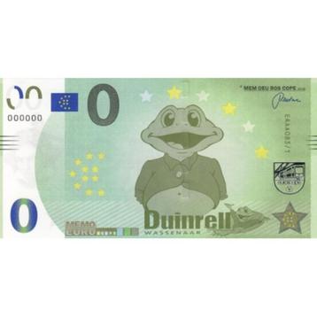 0 Euro biljet Duinrell Wassenaar beschikbaar voor biedingen