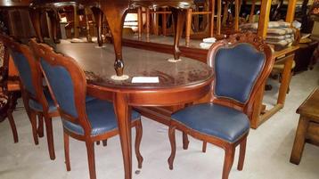 Klassiek noten uitschuifbaar tafel ,fredje meubelen beschikbaar voor biedingen