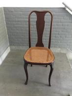 Antieke stoel, Ophalen, Riet of Rotan, Gebruikt, Bruin