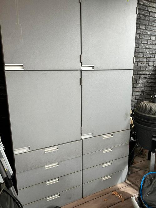 Vintage, old school scheikundelab kastjes en lades, Huis en Inrichting, Kasten | Ladekasten, Gebruikt, Minder dan 100 cm, 25 tot 50 cm