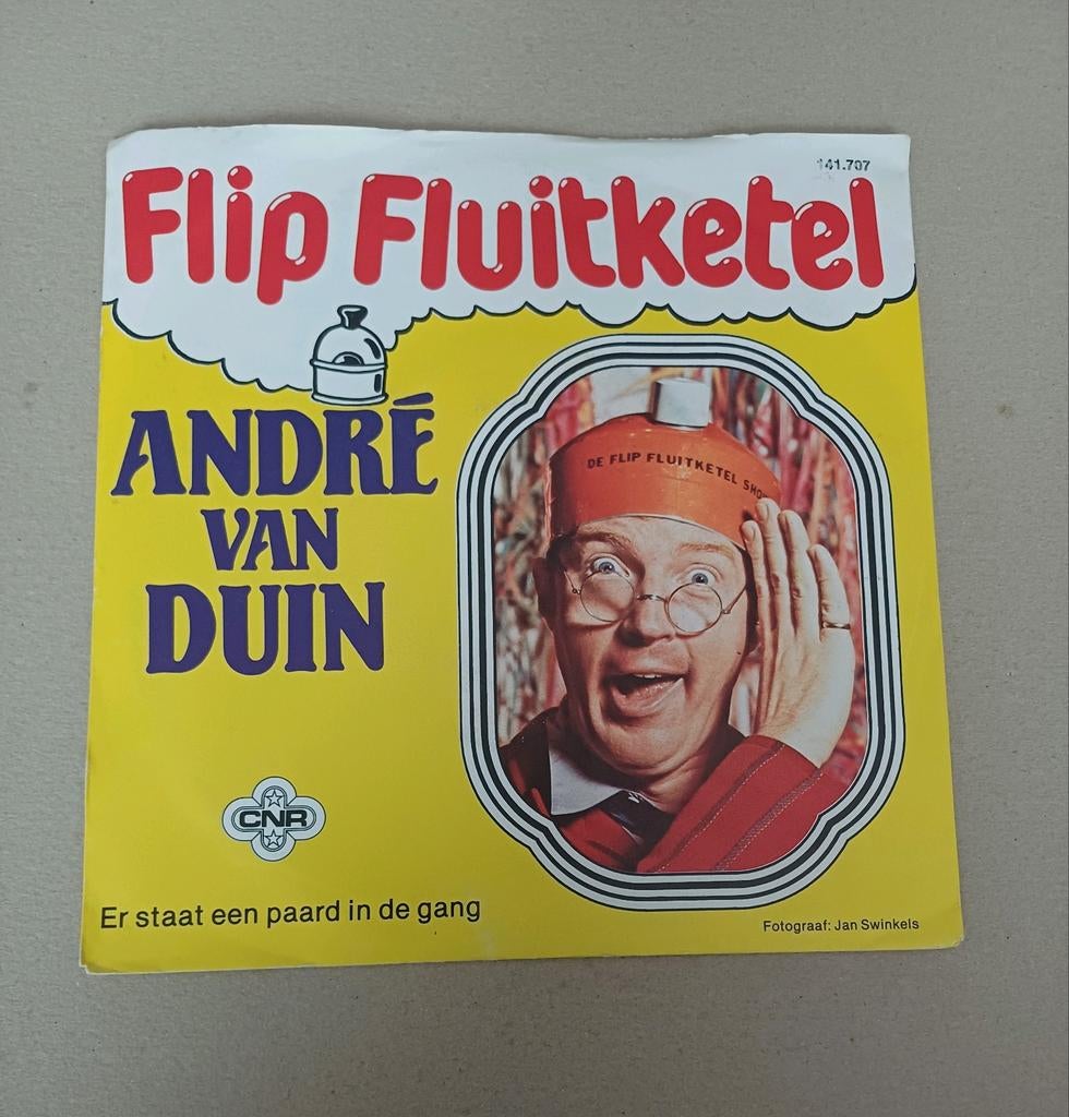 André Van Duin-Flip Fluitketel/Er Staat Een Paard In De Gang, Gebruikt, 7 inch, Single, Ophalen of Verzenden