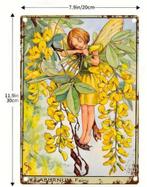 Flower fairies,  Wandplaat Metaal - Verschillende Decoraties, Huis en Inrichting, Ophalen of Verzenden, Nieuw