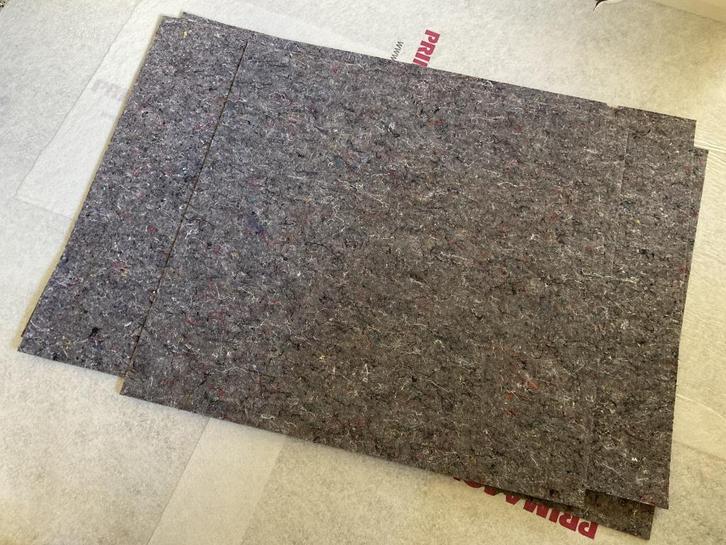 PrimaCover Viltplaat 80x120 cm 5 stuks, Doe-het-zelf en Verbouw, Platen en Panelen, Gebruikt, Overige materialen, Minder dan 20 mm