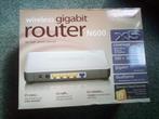Wireless gigabit router n600 x5 sitecom, Verzenden, Zo goed als nieuw, Router, Sitecom