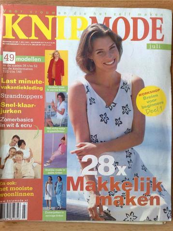 Knipmode juli nr. 7 / 2001  beschikbaar voor biedingen