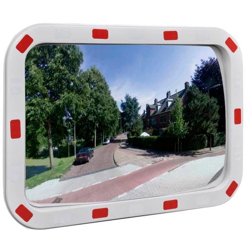 NIEUW | Verkeersspiegel rechthoekig met reflectors 40 x 60, Huis en Inrichting, Woonaccessoires | Spiegels, Nieuw, Verzenden