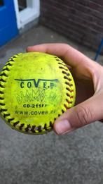 Groene softbal, Sport en Fitness, Honkbal en Softbal, Ophalen, Gebruikt, Softbal, Bal