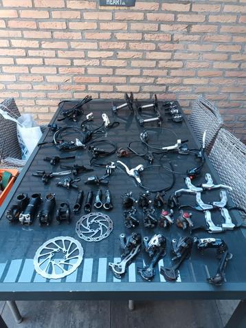 Diverse MTB/RACE onderdelen zie tekst beschikbaar voor biedingen