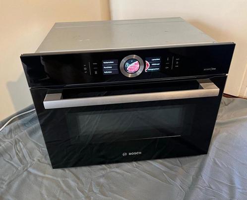 LUXE BOSCH SERIE 8 COMBI OVEN MAGNETRON EN GRILL, Witgoed en Apparatuur, Ovens, Zo goed als nieuw, Inbouw, 45 tot 60 cm, Draaiplateau