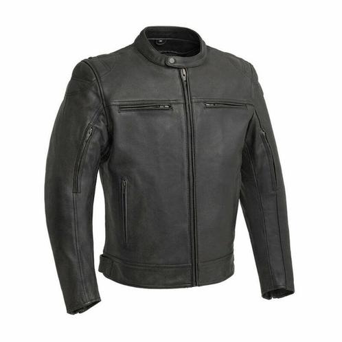 First Manufacturing 4 seizoenen leren motorjas nieuw XL/XXL, Motoren, Kleding | Motorkleding, Jas | leer, Heren, Nieuw zonder kaartje