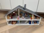 Poppenhuis met toebehoren, Kinderen en Baby's, Speelgoed | Poppenhuizen, Gebruikt, Ophalen